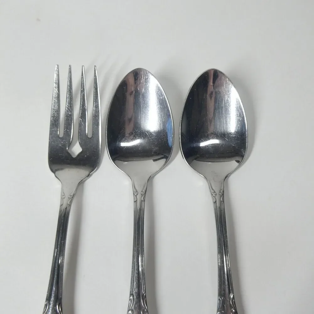 Oneida Whittier Vintage 1987 3pc Flatware Lot Stainless